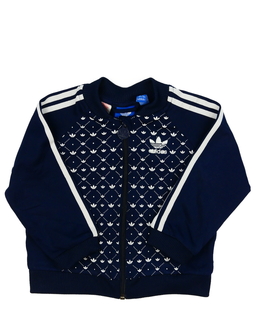 Modrá sportovní mikina Adidas