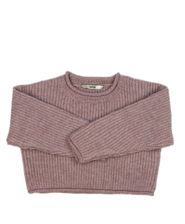 Fialový melírovaný svetr George