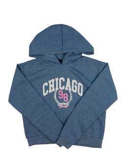 Modrá crop mikina New Look 