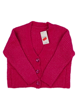 Nový sytě růžový kardigan Nutmeg