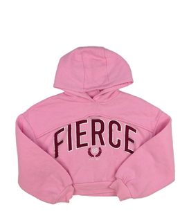 Růžová crop mikina River Island