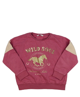 Růžová mikina s koněm M&S