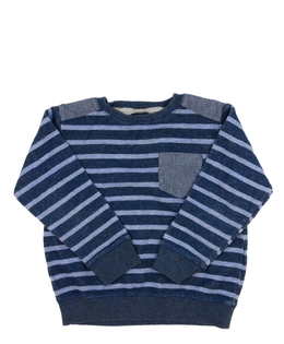 Modrý pruhovaný svetr Next