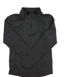 Šedá sportovní melírovaná mikina 