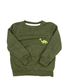 Zelená mikina s dinosaurem George