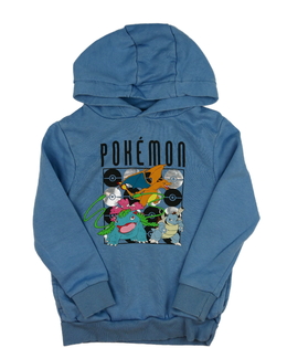 Modrá mikina s postavičkami Pokémon George