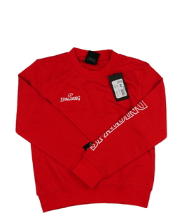 Nová červená mikina s nápisy 