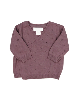 Fialový madeirový svetřík Primark 