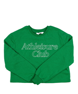 Zelená crop mikina Primark 