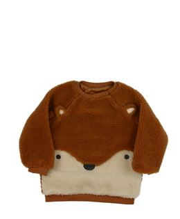 Hnědá mikina s čumáčkem Nutmeg