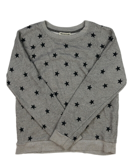 Šedá mikina s hvězdami 