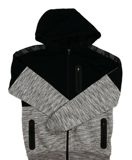 Černo-šedá mikina Nutmeg