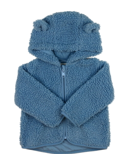 Modrá beránková zimní mikina M&S