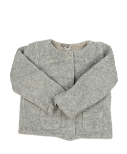 Šedá melírovaná mikina 