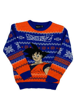 Modro-oranžový svetr Dragonballz Primark