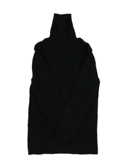 Černý žebrovaný rolák Nutmeg