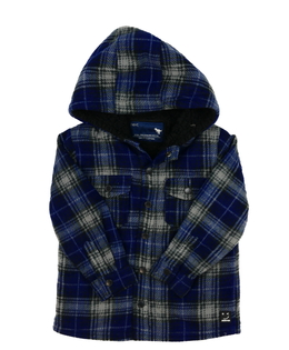 Modrá zimní košilová mikina Next