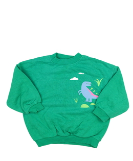 Zelená mikina s dinosaurem George