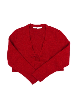 Červené lesklé bolerko George