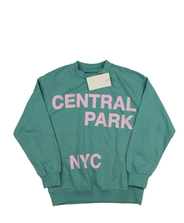 Nová světlá mikina s růžovým nápisem Zara