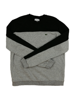 Šedo-černá mikina Lacoste 