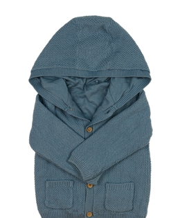 Modrý svetr s podšívkou Tu 