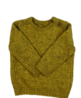 Zelený melírovaný svetr Nutmeg