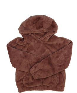 Starorůžová chlupatá mikina Nutmeg