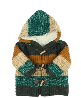 Barevně pruhovaný zimní svetr Nutmeg