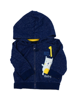 Modrá slabá roztomilá mikina 