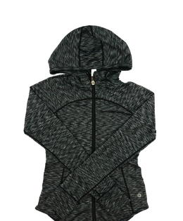 Šedá melírovaná sportovní mikina 