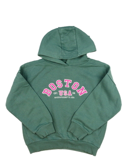 Zelená mikina s nápisem George