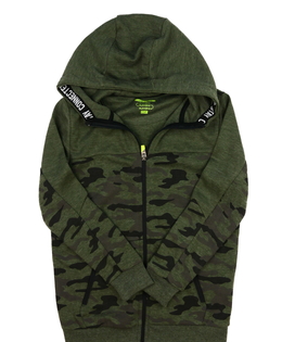 Zelená maskáčová mikina F&F