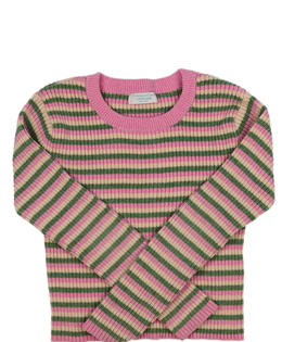 Barevně pruhovaný kratší svetr Primark 