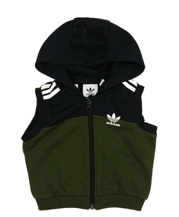 Zeleno-černá vesta Adidas 