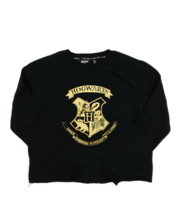 Černá crop mikina Harry Potter Primark 