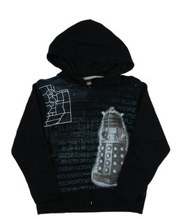 Nová černá vzorovaná mikina Next