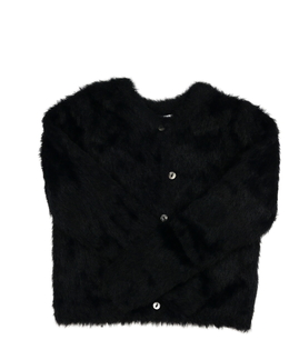 Černý žinylkový svetr Next