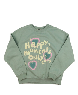 Zelená mikina s nápisy George