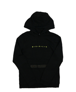 Černá mikina s nápisem