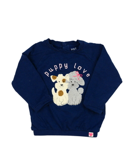 Modrá mikina s pejsky M&S