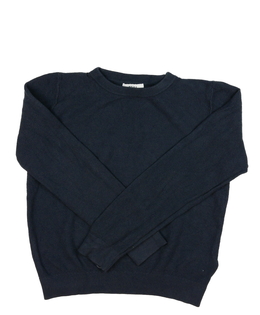 Tmavý přízový svetr 