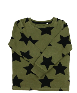 Zelená mikina s hvězdami Next