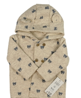 Nová hnědá mikina s medvědy George