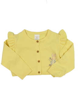 Žlutý svetr s volánky Králíček Petr 