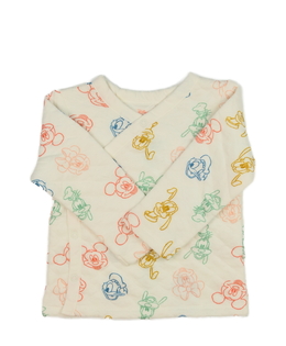 Krémová prošívaná mikina Mickey Primark 