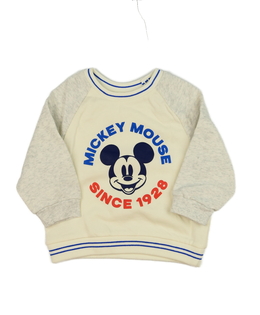 Krémovo-šedá mikina Mickey Disney George