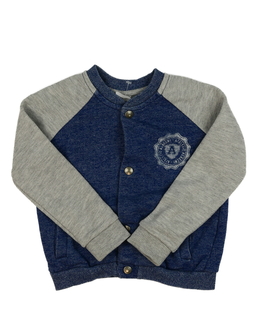 Šedo-modrá mikina F&F