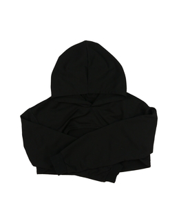 Slabá černá crop mikina 