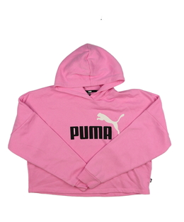 Růžová crop mikina vel. 176 Puma 